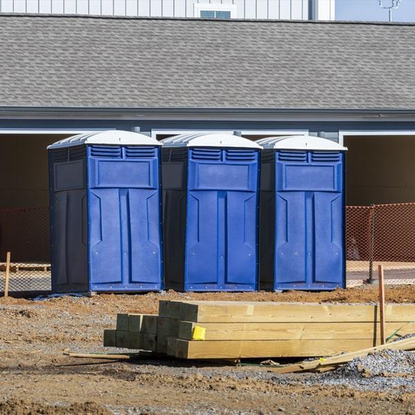 Heavy-duty construction site porta potty in Monticello, Arkansas